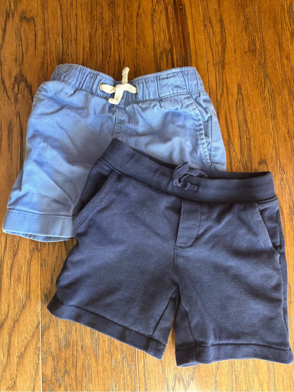 Bundle of Blue and Navy Kids Pull-On Shorts